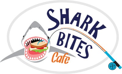 Shark Bites cafe logo