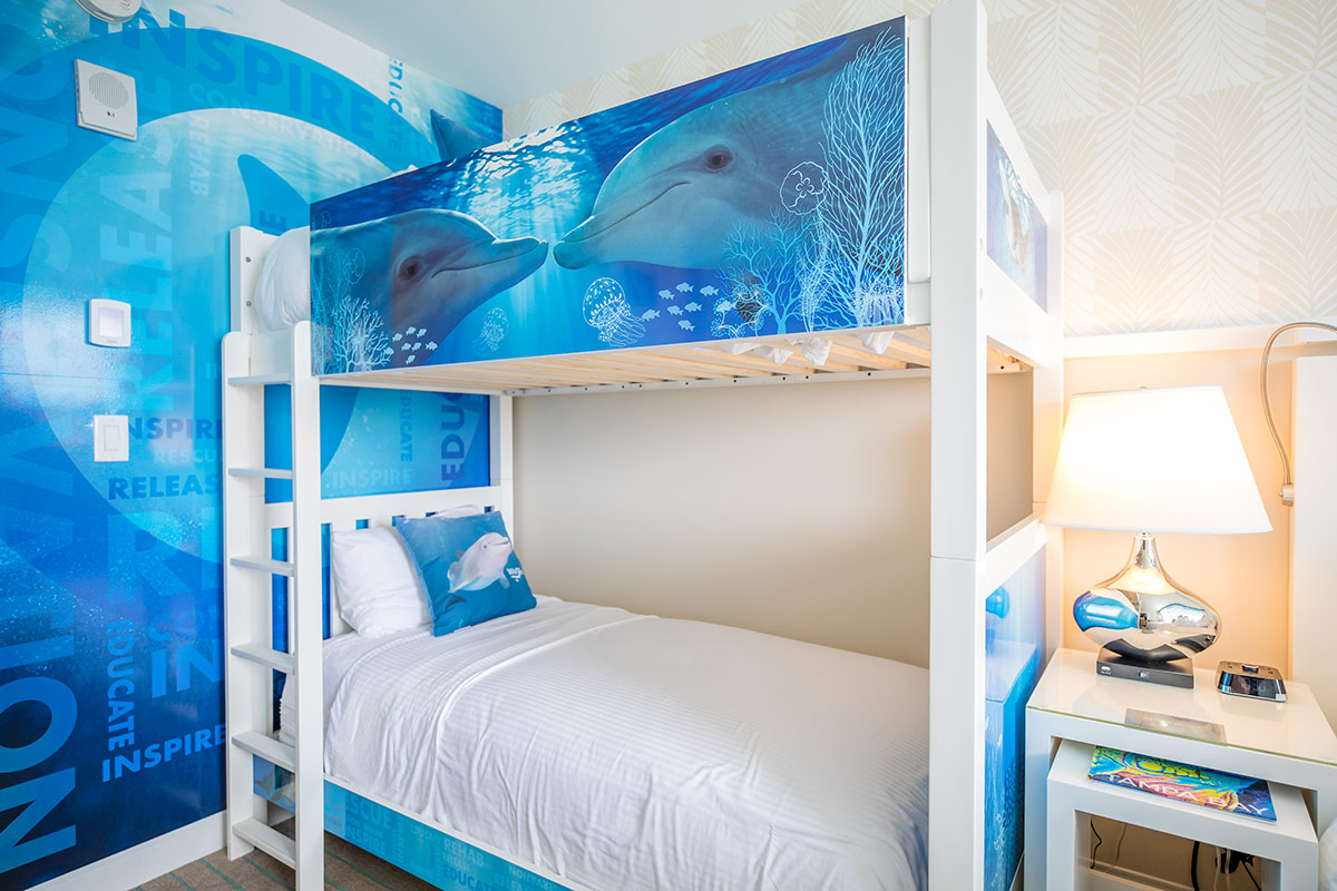 Winter the Dolphin themed hotel room