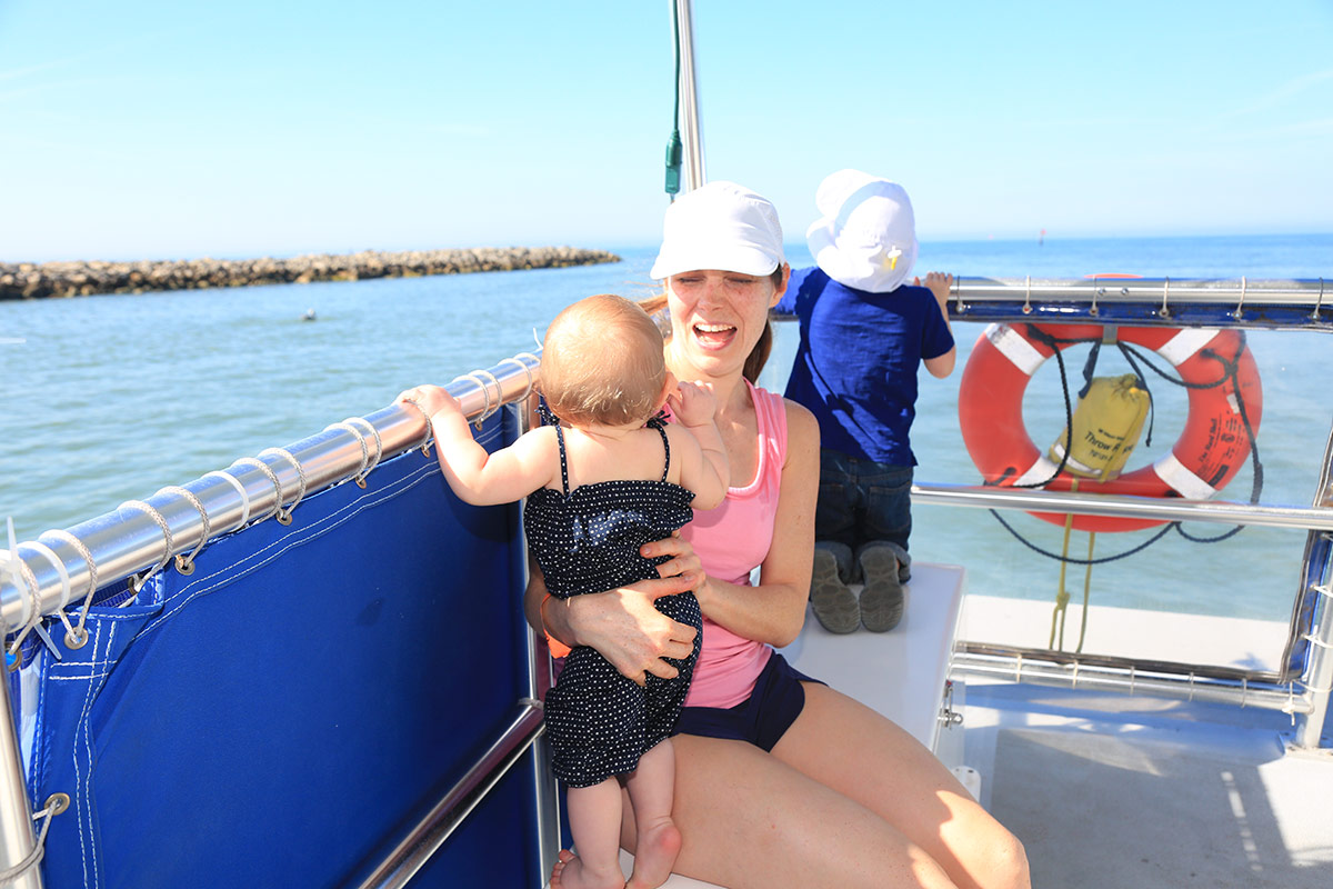 passengers on a boat