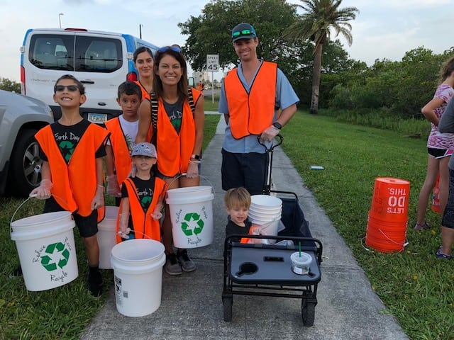 coastal cleanup family