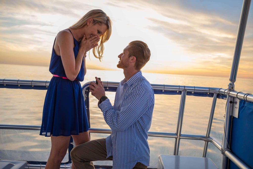 Sunset Boat Proposal