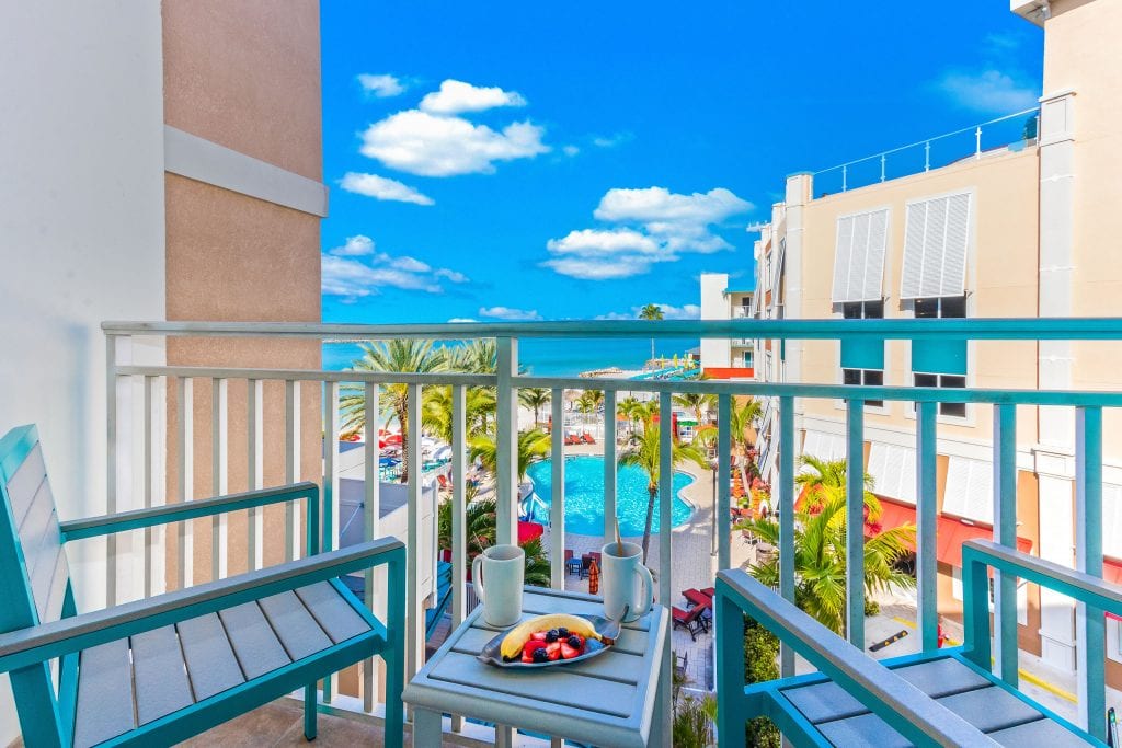 balcony pool view