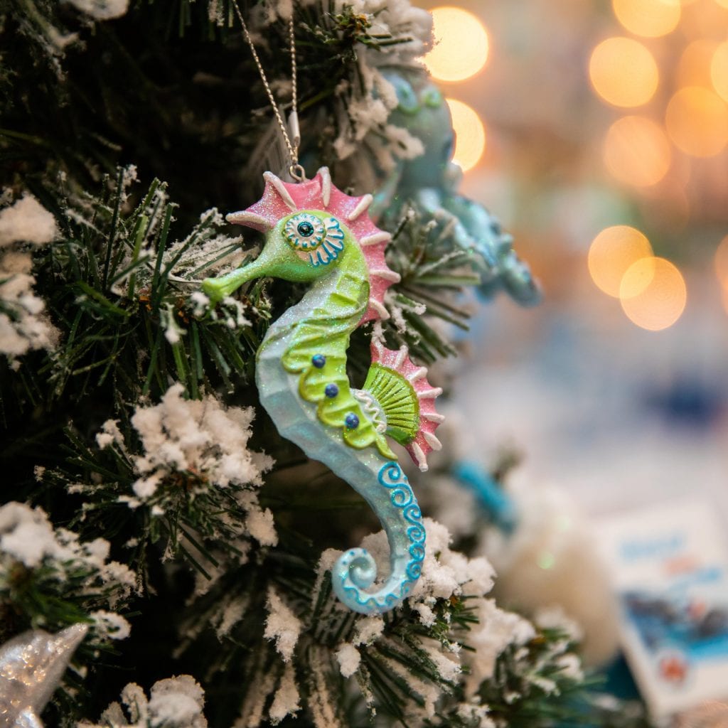 seahorse Christmas ornament