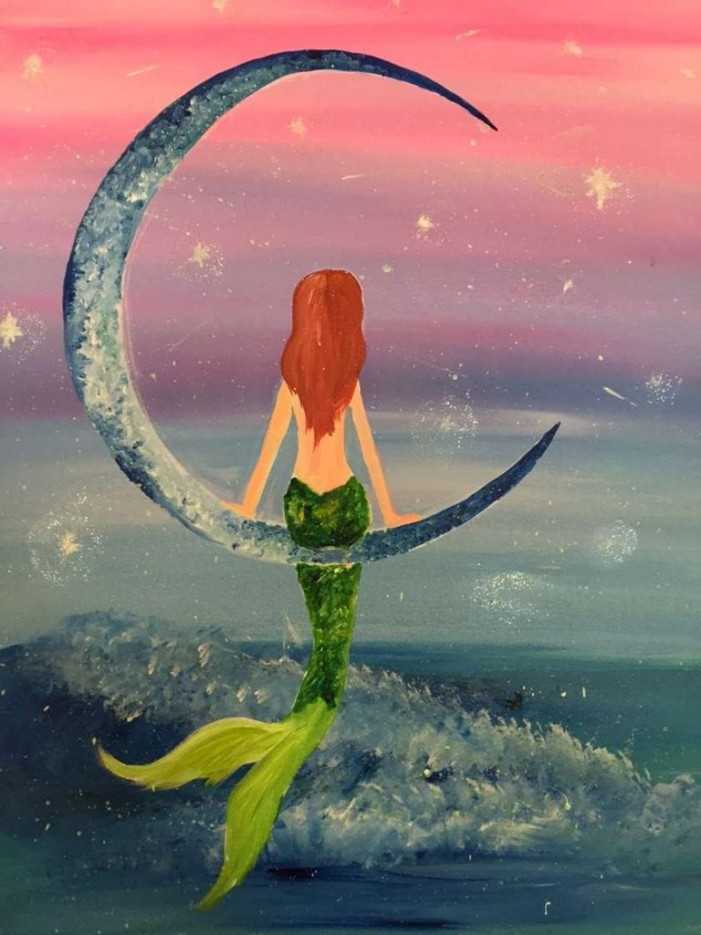 mermaid painting