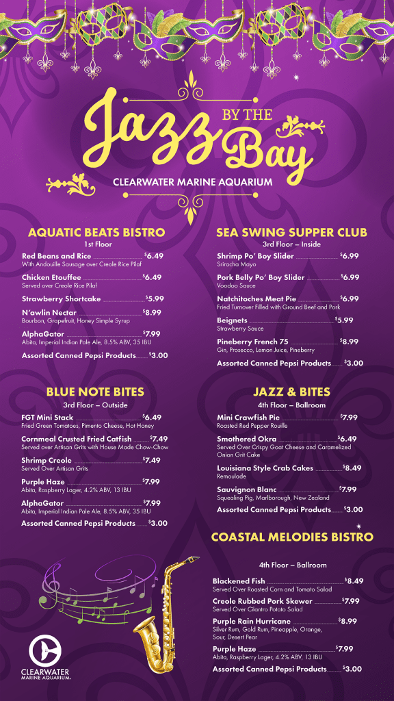 Jazz by the Bay Clearwater Marine Aquarium