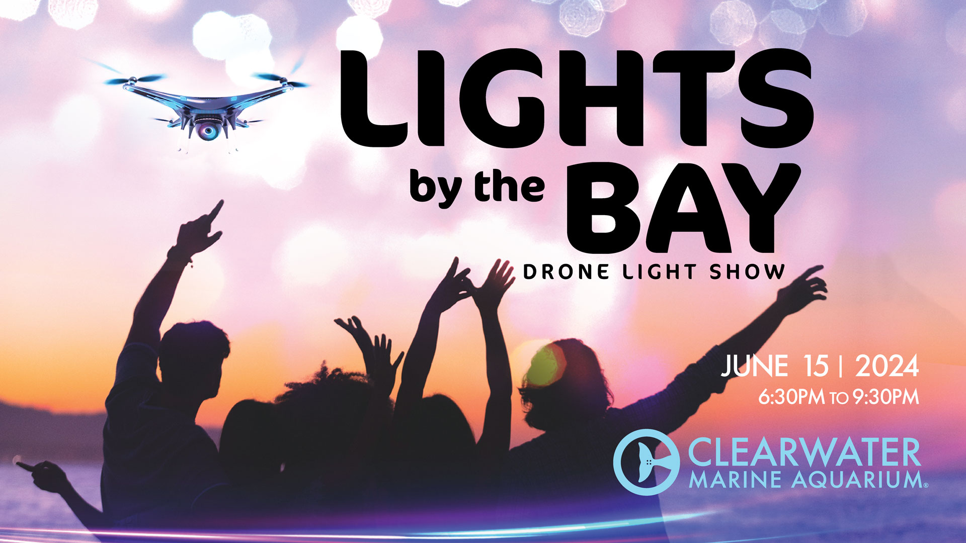 Lights by the Bay Drone Light - LBTB June 2024 1920x1080